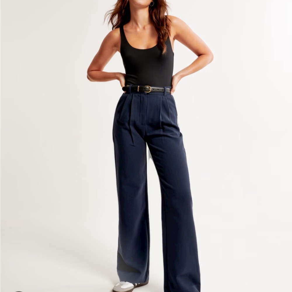 Abercrombie Sloan Dress Pant Navy